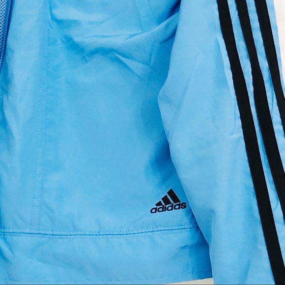 Adidas Light Blue & Black Jacket Size Small - Picture 3 of 7
